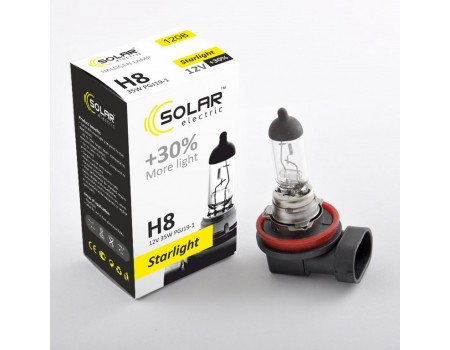 Solar 1208 H8 12V 35W PGJ19-1 Starlight+30%